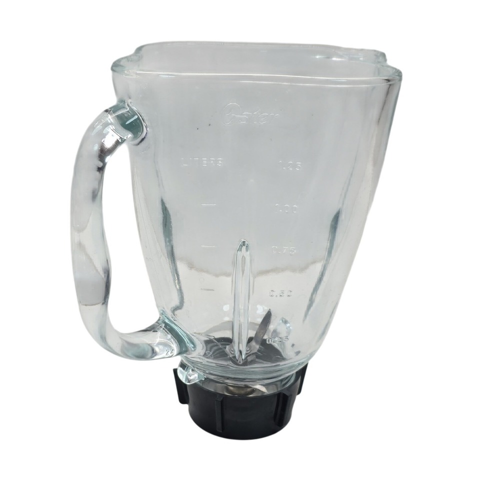 Oster 5 Cup Glass Blender Jar Pitcher 1.25L with Blade Model 6650 Square Top‎